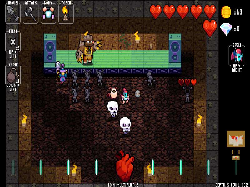Crypt of the NecroDancer AMPLIFIED PC Game Free Download
